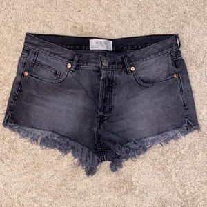 Free People denim shorts